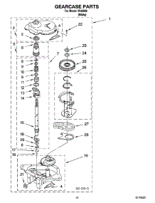 08 - Gearcase Parts parts for Whirlpool Washer IK45000 from AppliancePartsPros.com