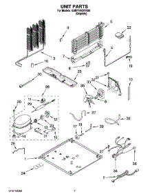 04 - Unit Parts parts for Whirlpool Refrigerator GARF19XXVK00 from AppliancePartsPros.com