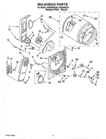 03 - Bulkhead Parts, Optional Parts (Not Included) parts for Whirlpool Dryer CEDS563ST0 from AppliancePartsPros.com