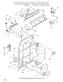 02 - Controls And Rear Panel parts for Whirlpool Washer LSN8244AN0 from AppliancePartsPros.com