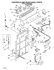 02 - Controls And Rear Panel Parts parts for Whirlpool Washer SAWS900MQ0 from AppliancePartsPros.com