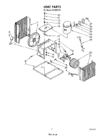 02 - Section parts for Whirlpool Air Conditioner ACS802XT0 from AppliancePartsPros.com