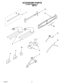 05 - Accessory parts for Whirlpool Personal Valet System PVBM600LY0 from AppliancePartsPros.com