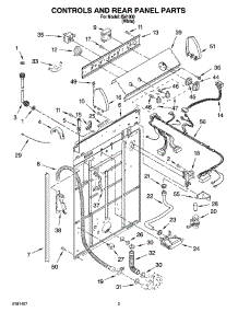 02 - Control And Rear Panel Parts parts for Whirlpool Washer IS41000 from AppliancePartsPros.com