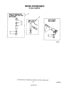 11 - Water System parts for Whirlpool Washer LA5430XPW5 from AppliancePartsPros.com