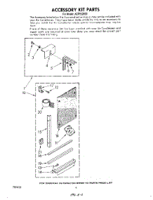 04 - Accessory Kit parts for Whirlpool Air Conditioner ACP552XS0 from AppliancePartsPros.com