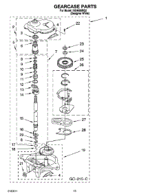 09 - Gearcase Parts, Optional Parts (Not Included) parts for Whirlpool Washer IAX4000RQ2 from AppliancePartsPros.com