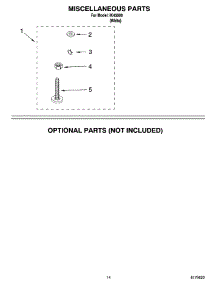 10 - Miscellaneous  Parts, Optional Parts (Not Included) parts for Whirlpool Washer IK45000 from AppliancePartsPros.com