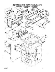02 - Controls And Rear Panel parts for Whirlpool Washer LMV5243AN0 from AppliancePartsPros.com