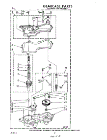 08 - Gearcase parts for Whirlpool Washer LA6700XKW2 from AppliancePartsPros.com