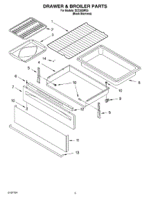 04 - Drawer & Broiler Parts parts for Whirlpool Range SES380MS0 from AppliancePartsPros.com