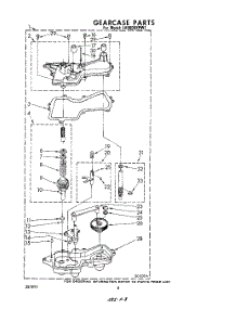 07 - Gearcase parts for Whirlpool Washer LA9800XPW1 from AppliancePartsPros.com