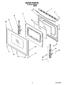 05 - Door Parts, Optional Parts parts for Whirlpool Range IRE82304 from AppliancePartsPros.com