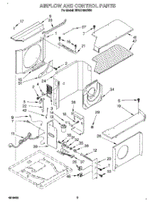 02 - Airflow And Control parts for Whirlpool Air Conditioner BPAC1800BS0 from AppliancePartsPros.com