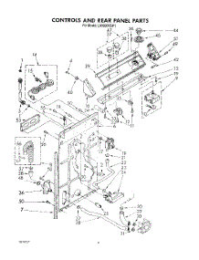 03 - Controls And Rear Panel parts for Whirlpool Washer LA5900XSW1 from AppliancePartsPros.com