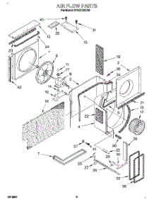 02 - Air Flow parts for Whirlpool Air Conditioner 3PACH12DD0 from AppliancePartsPros.com
