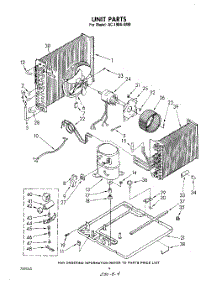 03 - Unit parts for Whirlpool Air Conditioner AC1904XM0 from AppliancePartsPros.com