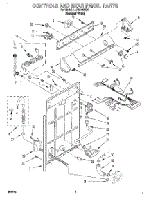 02 - Controls And Rear Panel parts for Whirlpool Washer LLR5144BQ1 from AppliancePartsPros.com
