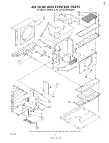 03 - Section parts for Whirlpool Air Conditioner ACW104XP0 from AppliancePartsPros.com