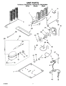 04 - Unit Parts parts for Whirlpool Refrigerator ET8CHKXKQ03 from AppliancePartsPros.com