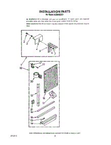 06 - Installation parts for Whirlpool Air Conditioner ACM492XX1 from AppliancePartsPros.com