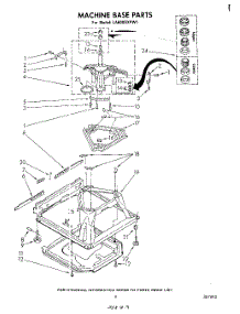 07 - Machine Base parts for Whirlpool Washer LA6000XPW1 from AppliancePartsPros.com