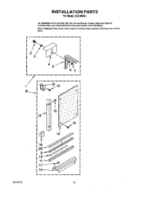 06 - Installation parts for Whirlpool Air Conditioner CA10WR41 from AppliancePartsPros.com