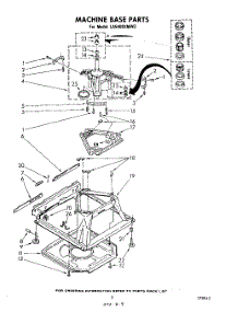 07 - Machine Base parts for Whirlpool Washer LA5400XMW3 from AppliancePartsPros.com