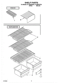 05 - Shelf, Optional parts for Whirlpool Refrigerator CT14NKXKT00 from AppliancePartsPros.com