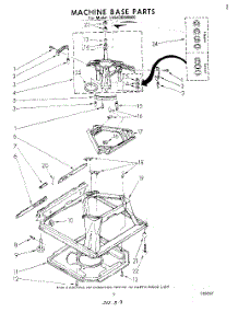 07 - Machine Base parts for Whirlpool Washer LA5430XMW0 from AppliancePartsPros.com