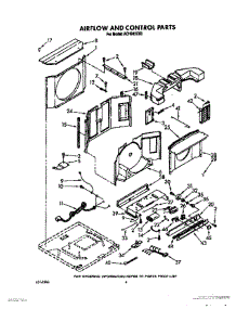 03 - Air Flow And Control parts for Whirlpool Air Conditioner ACH082XX0 from AppliancePartsPros.com