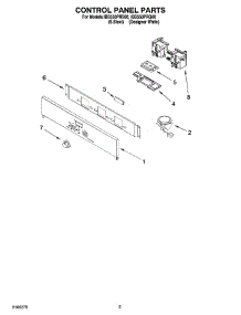 04 - Control Panel Parts parts for Whirlpool Oven IBS550PRS00 from AppliancePartsPros.com