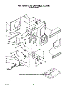 03 - Air Flow And Control parts for Whirlpool Air Conditioner CA5WM41 from AppliancePartsPros.com