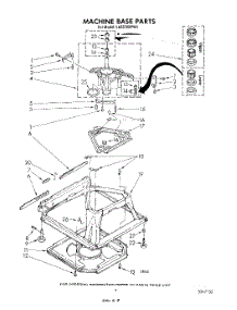 07 - Machine Base parts for Whirlpool Washer LA5570XPW4 from AppliancePartsPros.com
