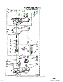 08 - Gearcase parts for Whirlpool Washer LC4600XKW0 from AppliancePartsPros.com