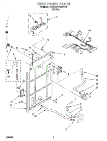 02 - Rear Panel parts for Kitchenaid Washer KAWL517BWH0 from AppliancePartsPros.com