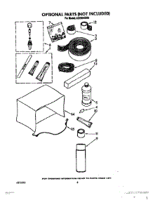 06 - Optional parts for Whirlpool Air Conditioner AC2904XW0 from AppliancePartsPros.com