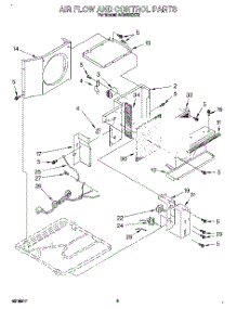 02 - Air Flow And Control parts for Whirlpool Air Conditioner ACM102XZ2 from AppliancePartsPros.com