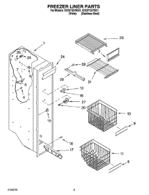 04 - Freezer Liner Parts parts for Whirlpool Refrigerator ID5GFGXRS01 from AppliancePartsPros.com