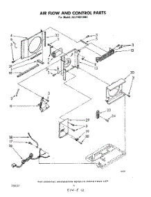 03 - Airflow And Control Parts parts for Whirlpool Air Conditioner ACP492XM1 from AppliancePartsPros.com