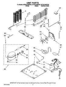 05 - Unit Parts parts for Maytag Refrigerator MTB2254MRW00 from AppliancePartsPros.com