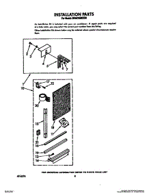 06 - Installation parts for Whirlpool Air Conditioner BHAC0500XS0 from AppliancePartsPros.com