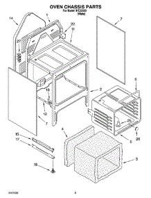 04 - Oven Chassis Parts parts for Whirlpool Range IKE33320 from AppliancePartsPros.com