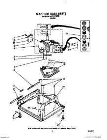 07 - Machine Base parts for Whirlpool Washer AL2121WW0 from AppliancePartsPros.com