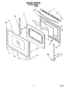 05 - Door Parts, Optional Parts parts for Whirlpool Range IRE82301 from AppliancePartsPros.com