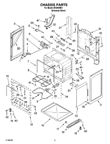 03 - Chassis Parts parts for Whirlpool Range IES356RD1 from AppliancePartsPros.com