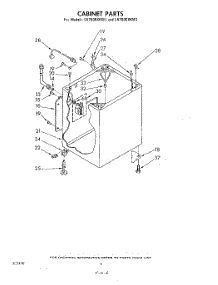 05 - Cabinet parts for Whirlpool Washer LA7000XKW1 from AppliancePartsPros.com