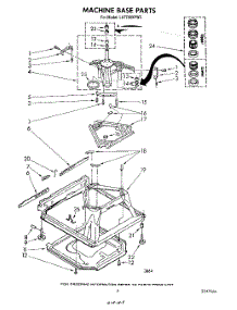07 - Machine Base parts for Whirlpool Washer LA7700XPW5 from AppliancePartsPros.com
