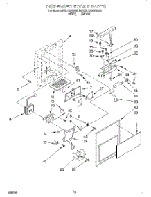 09 - Dispenser Front parts for Kitchenaid Refrigerator KSUS25QDAL00 from AppliancePartsPros.com