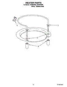 08 - Heater Parts parts for Whirlpool Dishwasher IUD8000RS8 from AppliancePartsPros.com